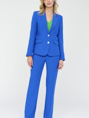 Chaqueta solapa muesca doble botón y solapa bolsillos