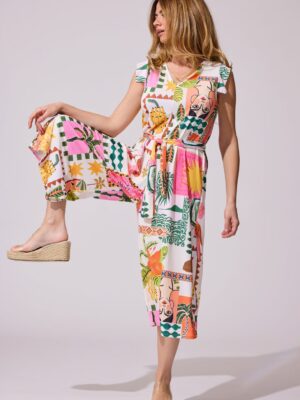 Mono estampado tropical animales