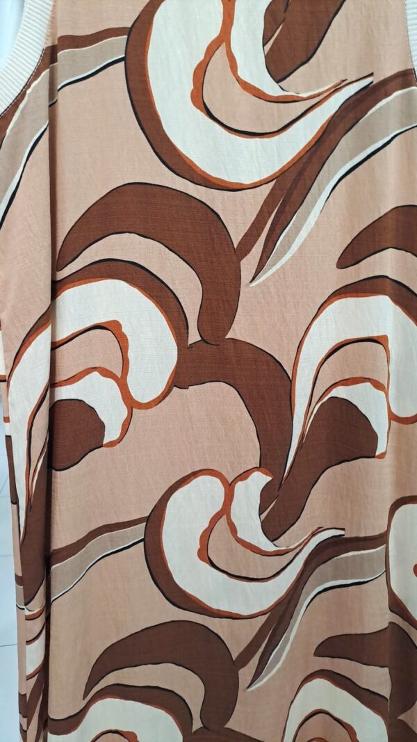 Vestido estampado ondas - Imagen 2