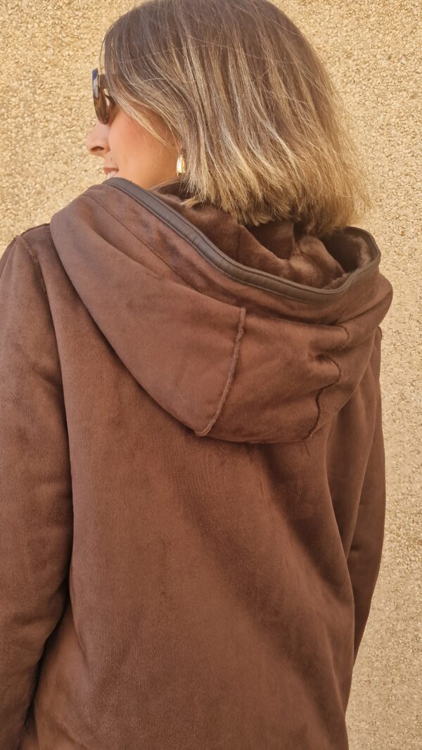 Chaquetón reversible piel vuelta y pelo - Imagen 6
