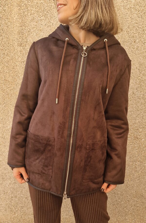 Chaquetón reversible piel vuelta y pelo - Imagen 5