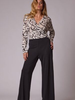 Mono combinado animal print y negro