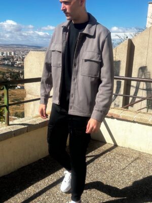 Sobrecamisa efecto pana