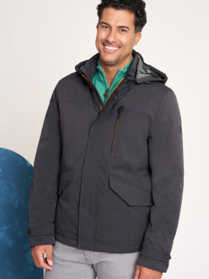 Chaquetón gris marengo