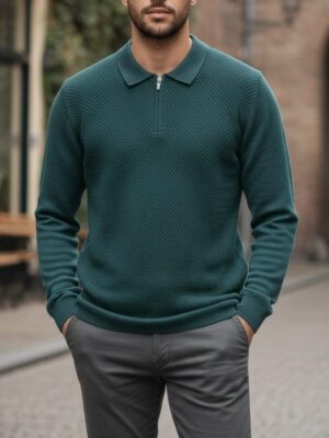 Polo punto cremallera