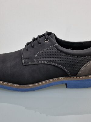Zapato sport negro combinado