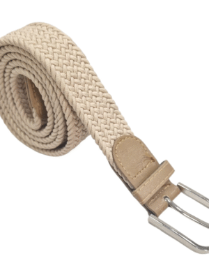 Cinturon trenzado elástico liso