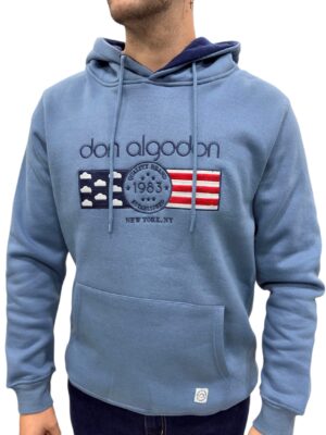 Sudadera Don Algodón con capucha NY