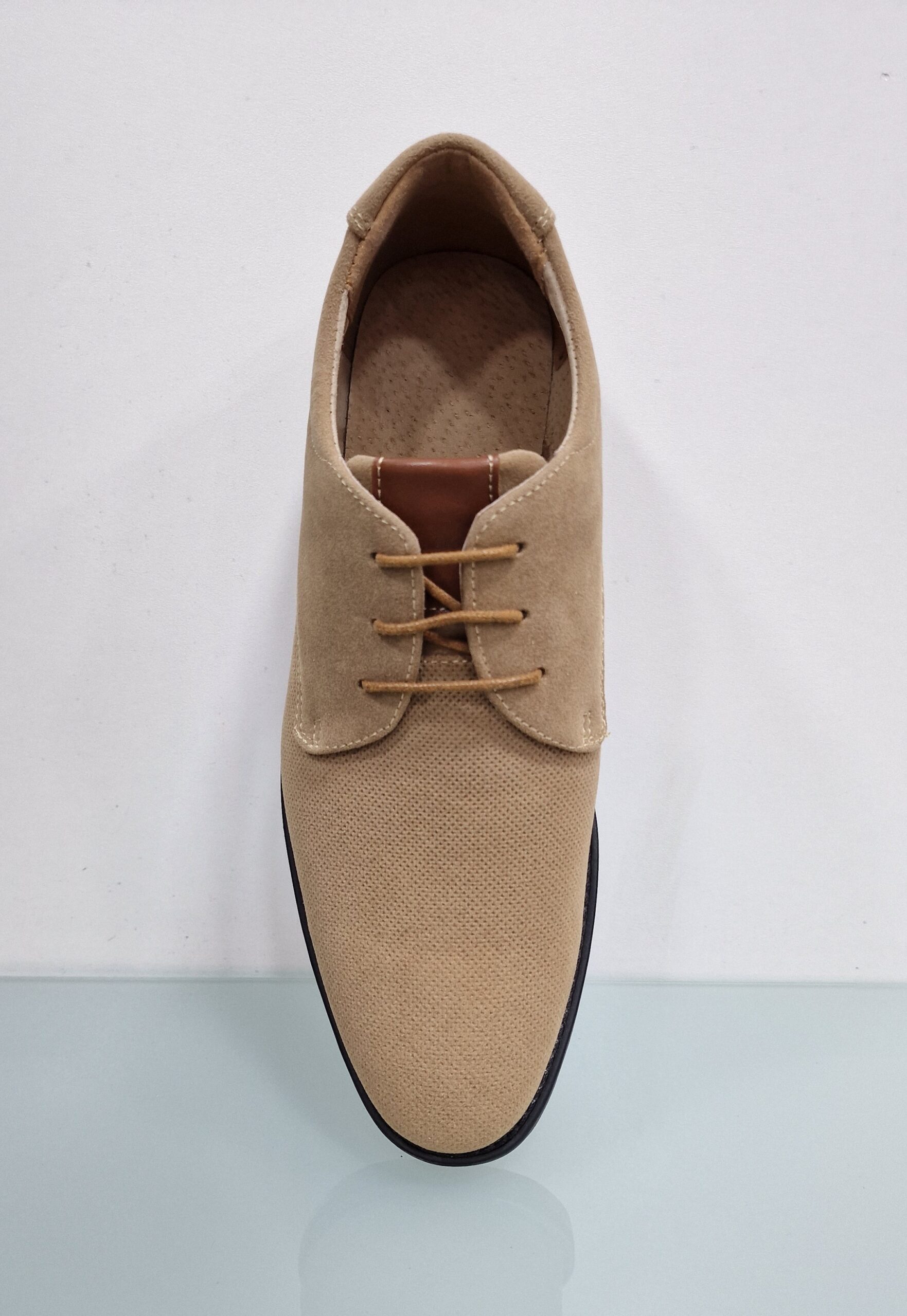 Zapato sport perforado beige - Imagen 3