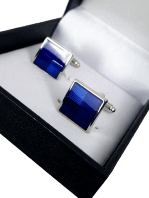 Gemelos cuadros azules