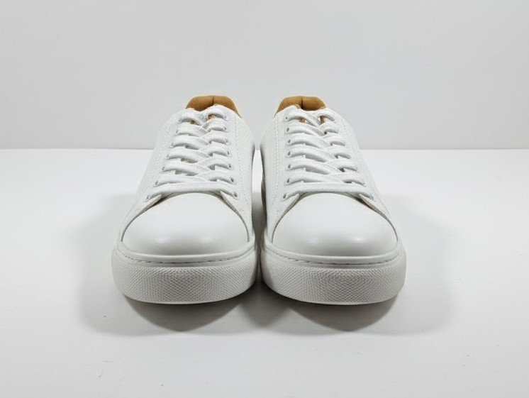 Zapatilla blanca detalle trenzado - Imagen 3