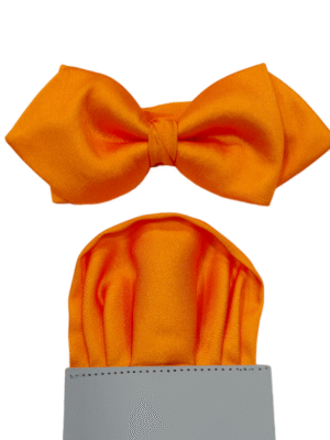 Pajarita naranja lisa