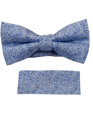 Pajarita celeste florecillas