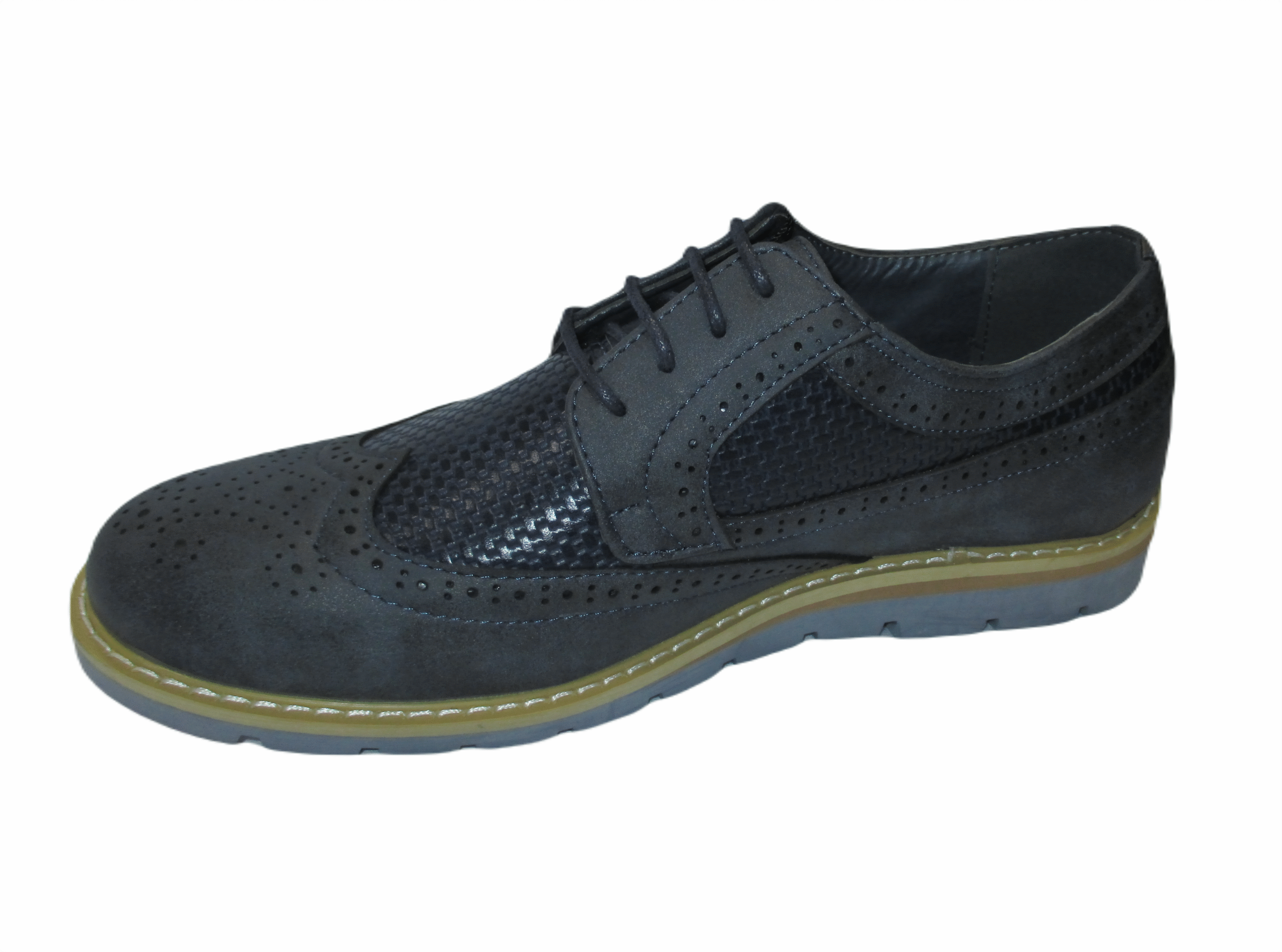 Zapato sport labrado marino - Imagen 2
