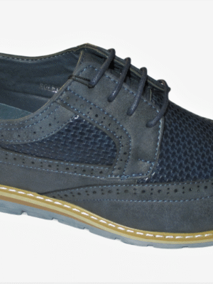 Zapato sport labrado marino