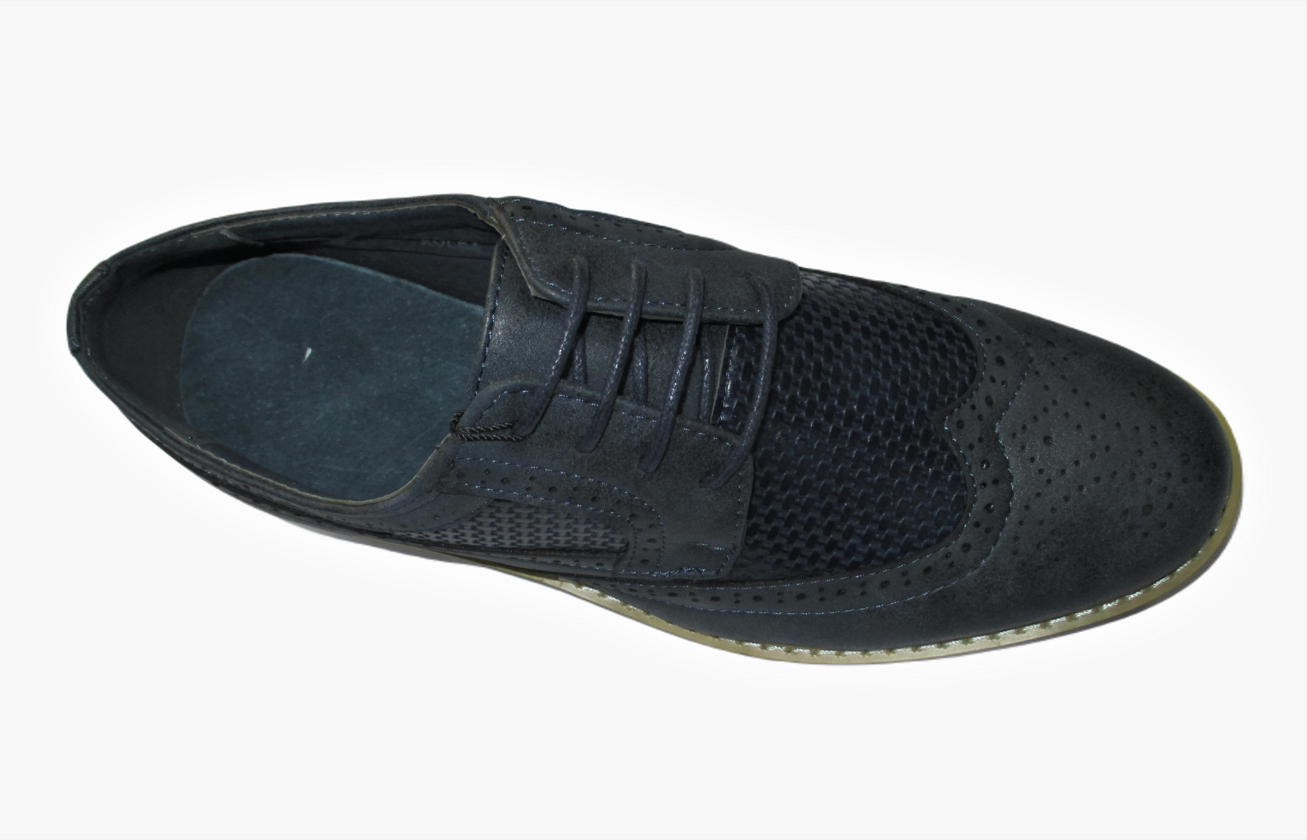 Zapato sport labrado marino - Imagen 3