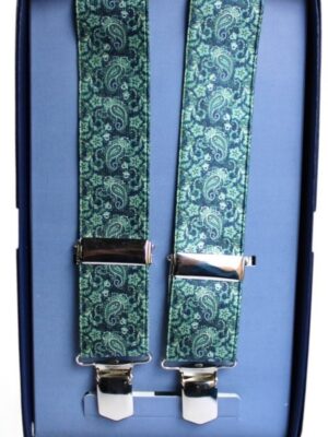 Tirantes cachemir verde lima