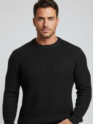 Jersey cuello caja canale