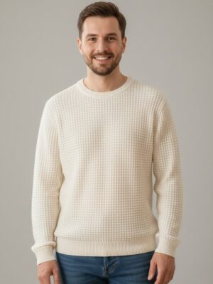 Jersey grueso cuadros