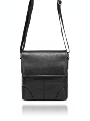 Bandolera polipiel detalle costuras