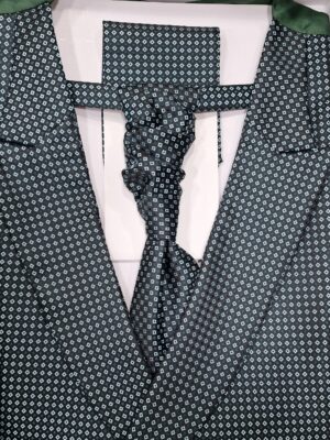 Conjunto chaleco ceremonia cuadritos