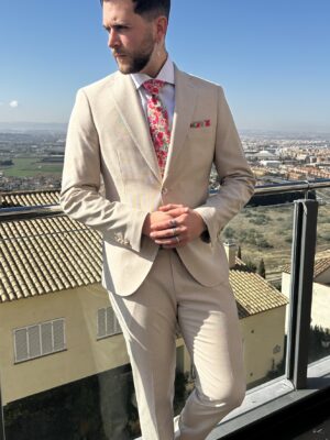 Traje tejido ojo de perdiz