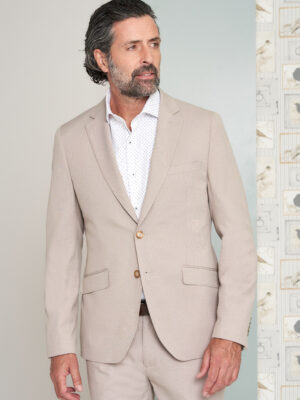 Traje tejido ojo de perdiz