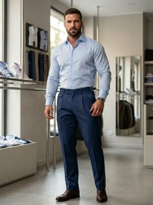 Pantalón de vestir slim fit ligero