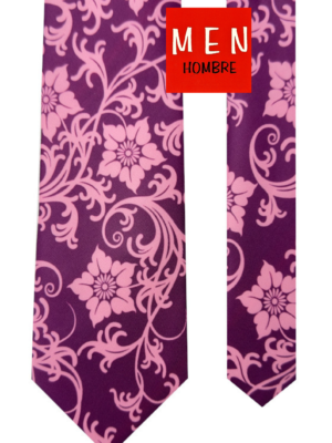 Corbata buganvilla flores rosas