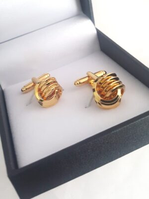 Gemelos nudo dorado