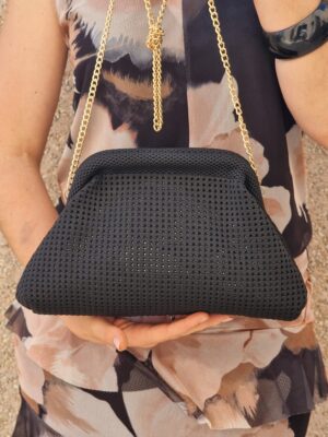 Bolso malla negra