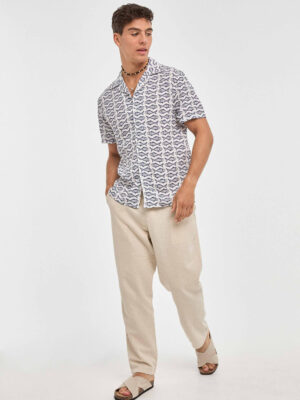Camisa manga corta boquerones