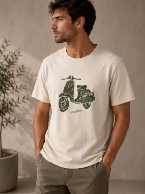 Camiseta Vespa camuflaje