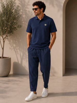 Polo lino escudo